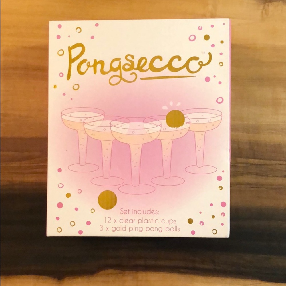Prosecco Pong Game Gift Set